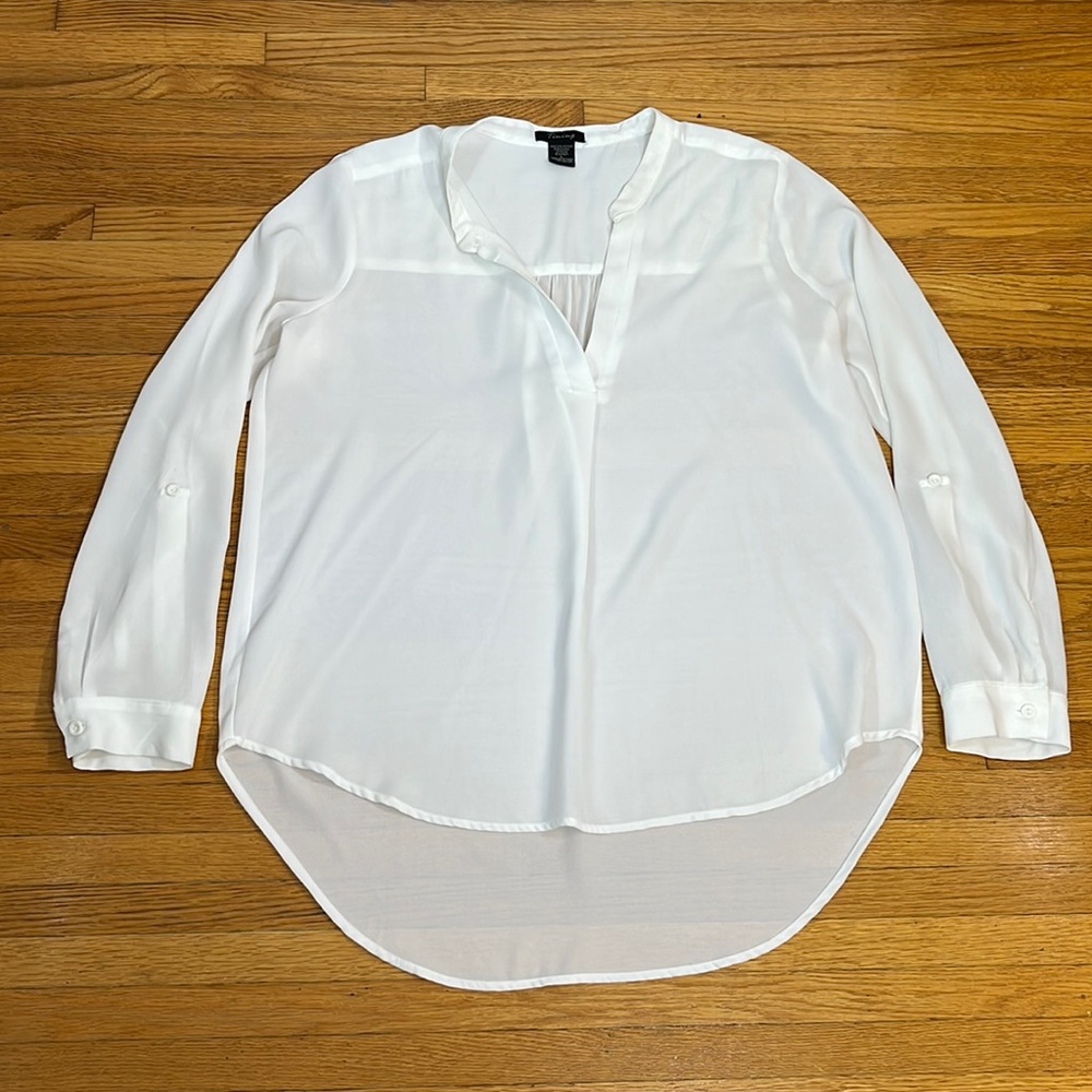 White Long Sleeve Blouse